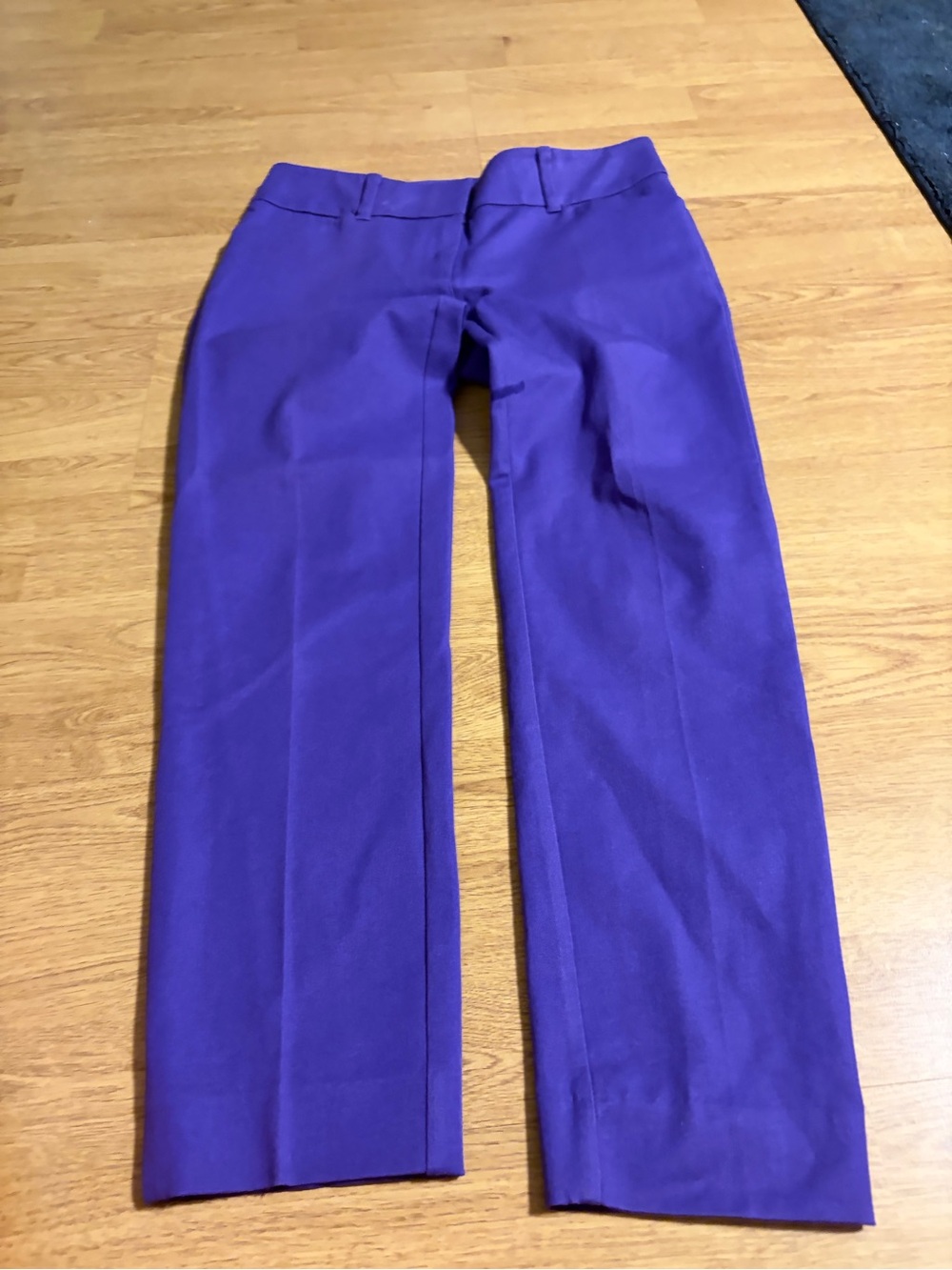 New York & Company Purple Cropped Dress Pants- never worn, size 0